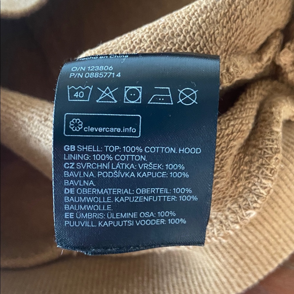 H&M baby boy khaki sweat suit pants and hoodie sweatshirt set 18 months - Picture 13 of 15